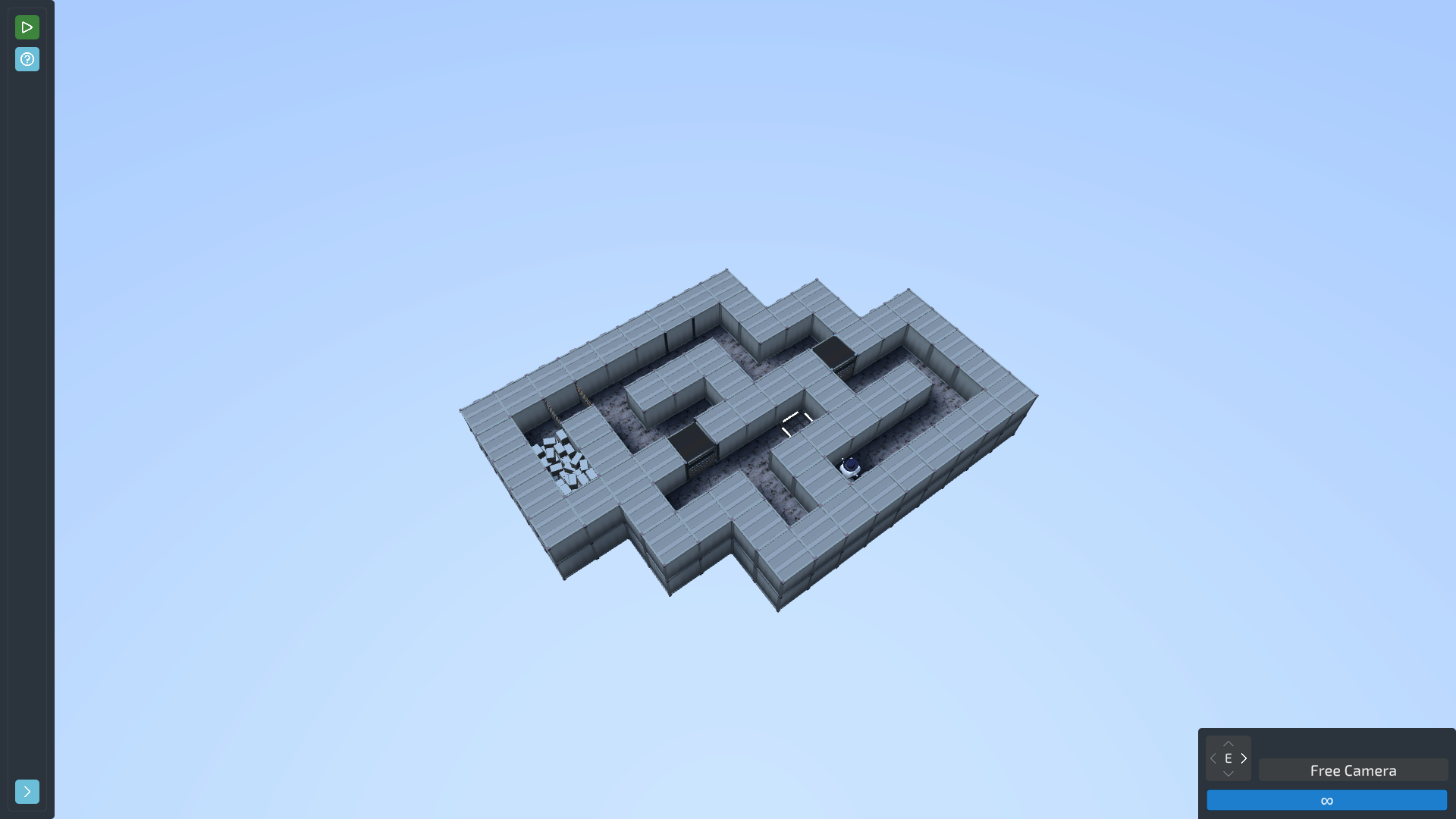 Droning On — blue maze level